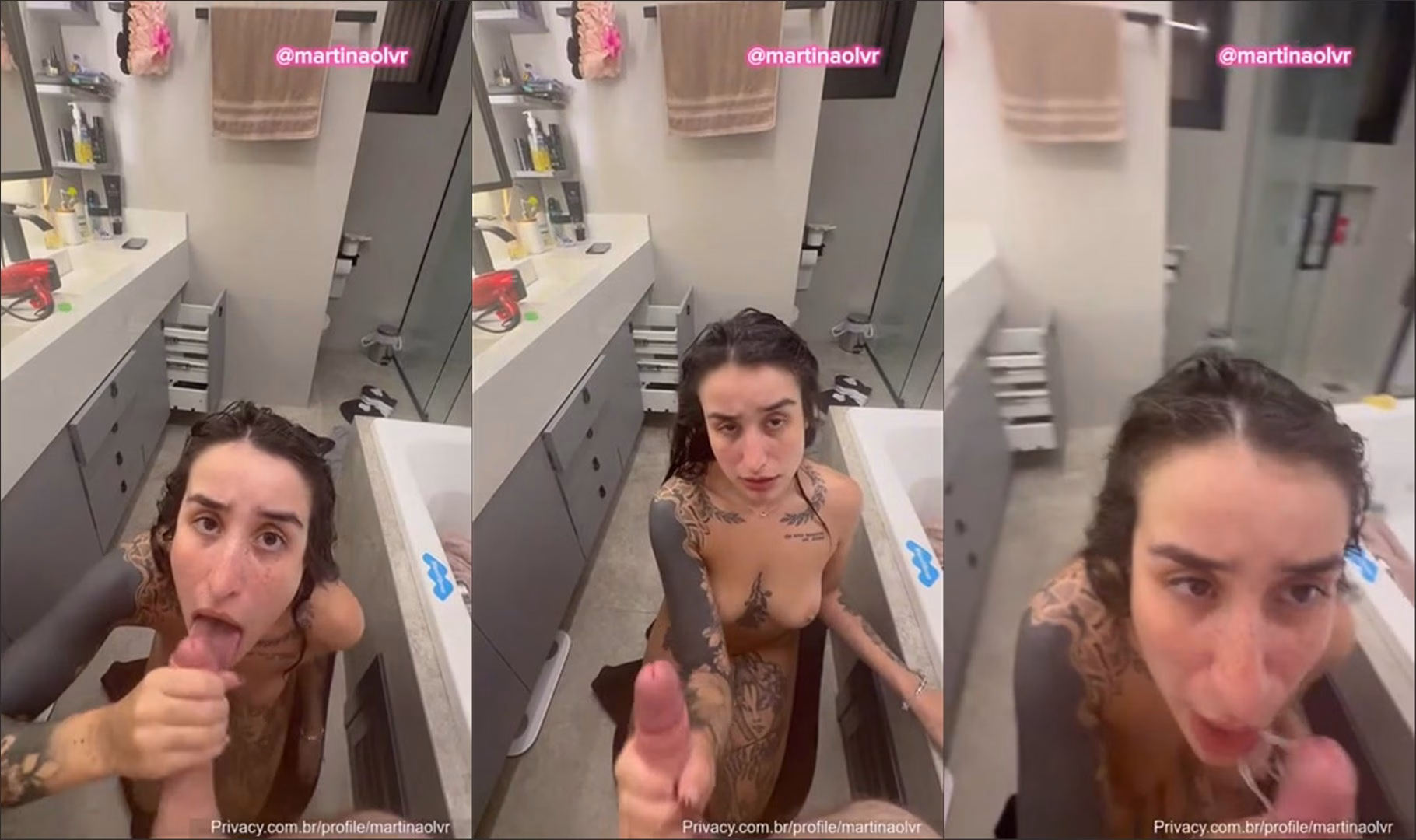 Martina Oliveira boquete guloso no pornô do privacy